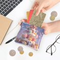 thumbnail image 5 of PU Leather Coin Purse Wallet Compact Water-Resistant Card Cases Money Organizers Christmas Tree Made Of Candy, 5 of 7