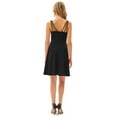 thumbnail image 6 of Grace Karin Women's Casual Spaghetti Strap Dress V Neck Sleeveless Elegant Dress Midi Dress, 6 of 7