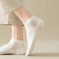 thumbnail image 4 of Soft Tube Summer Mesh Socks Ultra Thin Solid Color Short Running Socks Breathable Simple Sports Socks Cycling, 4 of 5