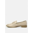 thumbnail image 4 of MEANBABE Semicasual Stud Detail Patent Loafers in Beige, 4 of 6