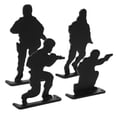 thumbnail image 4 of HINTRMENT 4Pcs Precision Practice Tool Shooting Targets Stainless Steel for Outdoor Training, 4 of 8