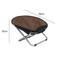 thumbnail image 2 of GROWTH TANK Elevated Bed Foldable Portable Sleeping Rest Detachable Adjustable Height Folded Coffee, 2 of 9