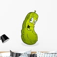 thumbnail image 1 of Smiling Pickle Wall Decal by Wallmonkeys Peel and Stick Graphic (36 in H x 26 in W) WM32515, 1 of 4