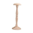 thumbnail image 1 of Perchero organizador independiente para sombreros, compacto, ligero, de madera, con base redonda, para exhibir sobre mesa, ideal para el hogar y L, 1 of 8