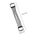 thumbnail image 4 of SEWACC Elastic Workout Bands Resistance Tube Bands for Exercise TPE Black Triceps Exercise Travel Exercise 1Pcs, 4 of 8