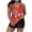 Red-A, variant on 2 Piece Plus Size Swimsuit For Women V Neck Sleeveless V Neck Tops High Waist Shorts Modest Bathing Suit (XL, Black)