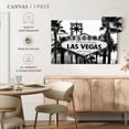 thumbnail image 5 of Elephant Stock Welcome To Fabulous Las Vegas Bw Wall Art - Horizontal Canvas Wall Art - Living Room Wall Decor - Places Canvas - Black And Gray Decor By Philippe Hugonnard - 12" x 8", 5 of 8