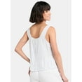 thumbnail image 3 of Time and Tru Women's Woven Tank Top, Sizes XS-XXXL, 3 of 5