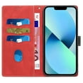 thumbnail image 2 of Nalacover Wallet Case for iPhone 15 Plus, Stylish PU Leather Card Slots Holder Flip Folio Cover with Kickstand Magnetic Clasp Soft Silicone Shockproof Protective Case for iPhone 15 Plus, Red, 2 of 6