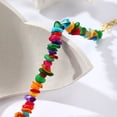 thumbnail image 4 of Pulseras simples de arcoíris de moda, cuentas de piedra Natural, regalo de joyería de fiesta para mujer, 2 uds., 4 of 5