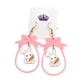 thumbnail image 2 of Pendientes de Pascua Fernando Aretes de conejo acrílico para mujer 40 x 55 mm, 2 of 8