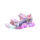 thumbnail image 4 of Disney-sandalias de verano para niños, zapatos de Frozen Priness, Elsa, Anna, luz LED, playa, rosa, morado, talla 21-31, 4 of 4