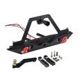 thumbnail image 2 of Parachoques Trasero w/ Luces LED Gancho de Remolque para 1:10 RC Car crawler per per per (Rear Bumper w/ Light & Trailer Hook) perfke Parachoques trasero RC Crawler, 2 of 9