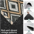 thumbnail image 3 of Brown Geometric Triangle Diamond Pattern Kitchen Rugs Sets Of 3,Kitchen Runner Rugs Non Skid Washable,Decorative Kitchen Floor Mats for Kitchen,Sink,Laundry,17"x30"+ 17"x47" + 17"x59", 3 of 6