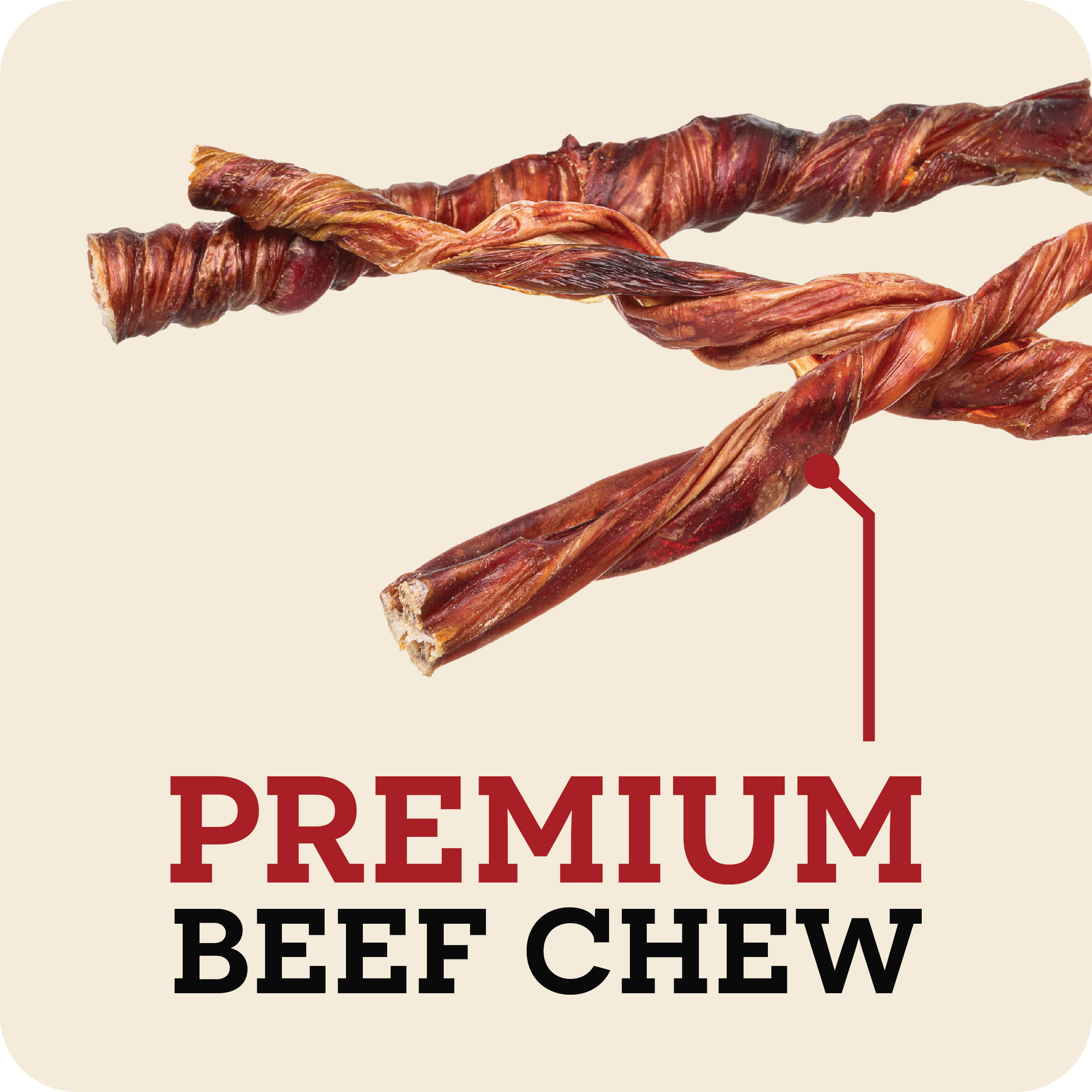 Redbarn Bully Twists Dog Chews, 5-Count photo 3