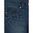 thumbnail image 3 of Wonder Nation Girls Embellished Baggy Wide Leg Jean, Sizes 5-18, 3 of 3