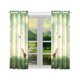 thumbnail image 2 of Cortina de ventana ABPHQTO Perro con mariposas en un paisaje de fantasía 65x90 cm Dos piezas, 2 of 3