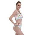 thumbnail image 4 of Fotbe Love You Rabbit Women's High Waisted Bikini Tankini Sets Two Piece Bathing Suits High Cut Scoop Neck Swimsuit-Medium, 4 of 8