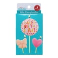 thumbnail image 1 of Velas de Cumpleaños Way to Celebrate Moños y Corazones 3 Piezas, 1 of 4