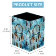 thumbnail image 2 of ERJLKXP Small Pen & Pencil Holder for Desk Organization,Dream Catcher Blue Desktop Stationery Storage for Office Supplies and Makeup Brush Organizer, 2 of 6