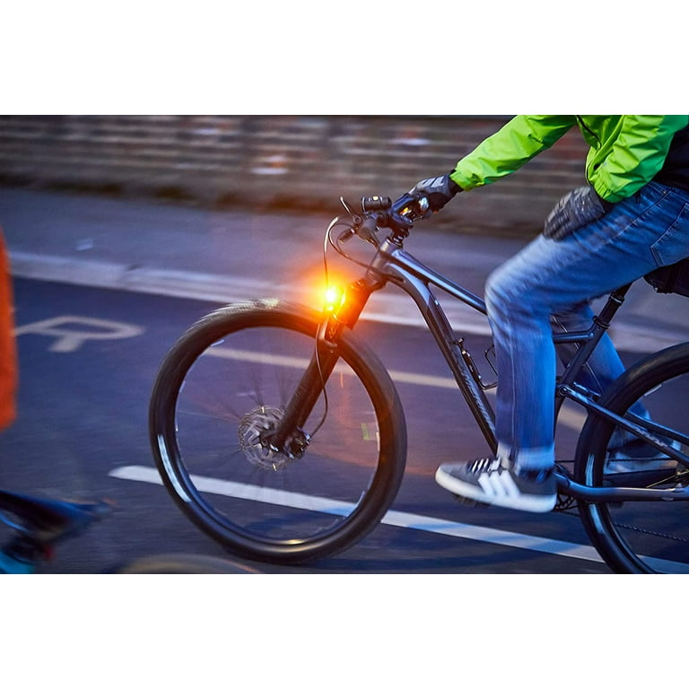 Brightside. Side Lights for Cyclists. Bright Amber Rechargeable 36hr Battery 2.3oz Bike Light