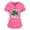 Pink, variant on Lolmot St. Patrick's Day Womens Plus Size Scrubs Tops Workwear V-Neck Short Sleeve Don't Pinch the Nurse Print Nursing Uniform Scrubs Shirts with Pockets