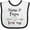 White and Black, variant on Inktastic Nana and Papa Love Me Heart Grandchild Boys or Girls Baby Bib