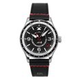 thumbnail image 1 of AVI-8 Flyboy Airmaster GMT Leather Strap Engine Black Dial Automatic AV-4128-01 Men's Watch, 1 of 1