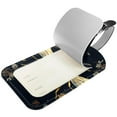 thumbnail image 2 of Square 2Pack PU Leather Bee Cruise Luggage Tag with Privacy Cover and Name ID Tag for Travel Handbags Backpacks Luggage Tags, 2 of 6