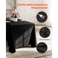 thumbnail image 3 of VEVOR Black Tablecloths for Rectangle Tables, 6 Pack, 70 x 120 Inches, Reusable and Machine Washable Table Clothes, Wrinkle-Resistant Polyester Fabric Table Covers for Wedding, Party, Banquet, 3 of 9