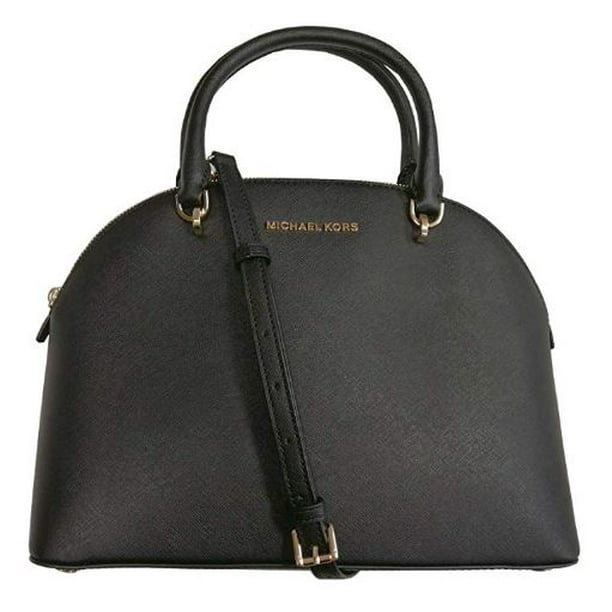 Michael Kors Emmy Dome Satchel Saffiano Leather Shoulder Bag Purse