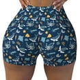 thumbnail image 2 of Picia Sea Turtle Printed Workout Shorts for Women Seamless Scrunch Butt Lifting High Waisted Yoga Gym Booty Running Moisture-wicking Short Pants-Small, 2 of 9