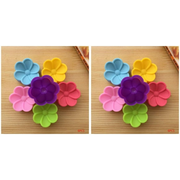 2pcs 6pcs 5cm Flower Petal Silicone Mold 6pcs Silicone Mould Form To Bake Fondant Mold Formas Silicone Mould