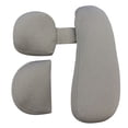 thumbnail image 4 of Toytexx Adjustable U-Shaped Maternity Body Pillow for Pregnancy, Full Body Support Pillow for Side Sleeping with Detachable Sections and Washable Cover, Light Grey, 4 of 5