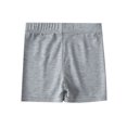 thumbnail image 1 of Kids Girls Dance Shorts Solid Color Breathable Bike Shorts Grey 3-4 Years, 1 of 4