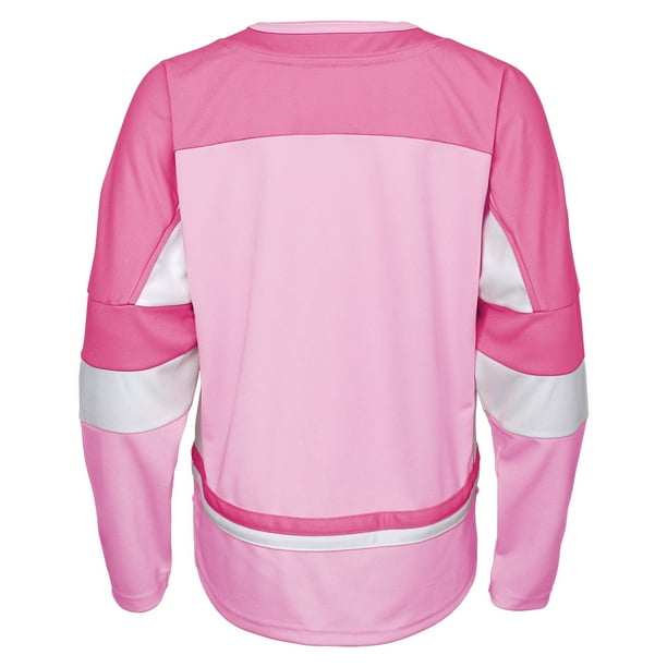 JOHN TAVARES TORONTO MAPLE LEAFS GIRLS YOUTH L/XL PINK NHL LICENSED JERSEY