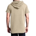 thumbnail image 4 of VKEKIEO Hoodies For Men With Designs Neck Short Sleeve Floral Camping Khaki cotton Hoodies For Men, 4 of 8