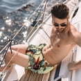 thumbnail image 2 of luoweisi Men's Beach Shorts Quick Dry Swim Trunks with Mesh Lining Woodpecker L, 2 of 5