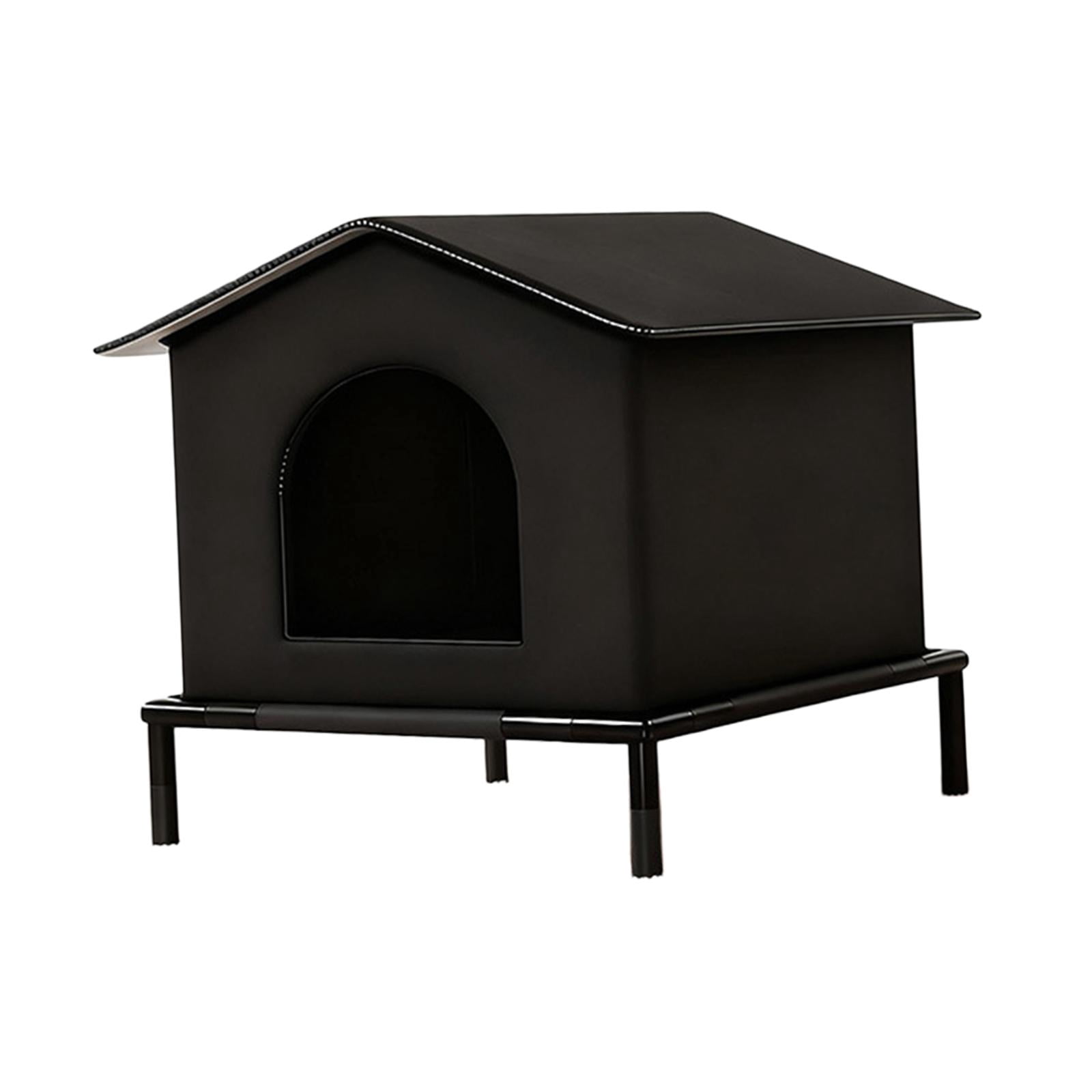 EHJRE Outdoor Cat House Feral Shelter Kitty Tent Windproof Weatherproof Portable Insulated Enclosure Pet House for Stray Cats Suitable for Porch Garden Barn Community S