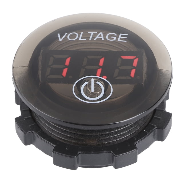 Universal LED DC Digital Voltmeter Voltage Meter Car Battery Gauge Touch Switch for Car Motorcycle Boat