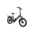 thumbnail image 5 of GOTRAX F2V2 Folding 20" Electric Bike for Adults, 7-Speed, 20 mph&50 Mile, 300 lb Max Load, Black, 5 of 17