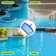 thumbnail image 4 of Professional Pool Skimmer Net, Upgraded Extra Wide Scoop Edge, Swimming Leaf Rake with Ultra Fine Mesh Deep Nylon Net Bag - Pool Nets for Cleaning Finest Debris (Not Pole), 4 of 6