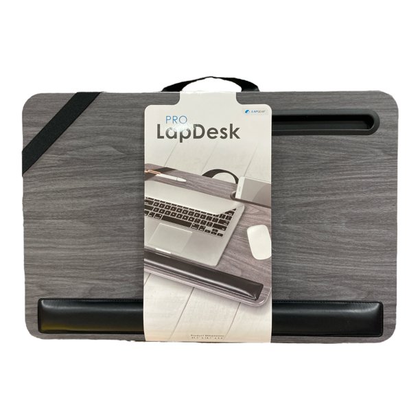 LapGear Pro Lap Desk Assorted Styles Gray Woodgrain