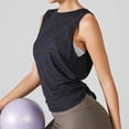thumbnail image 6 of Workout Tank Tops Woman Lightweight Breathable Crewneck Tie Back Loose Sleeveless Shirt Athletic Yoga Gym Tanks, 6 of 6