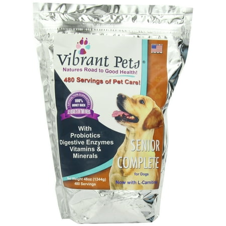 Vibrant Pets Joint and Muscle Diet Supplements | Natural Nutrition for Joint Health and Care | Perfect Mixture of Probiotics Enzymes & Glucosamine for dogs