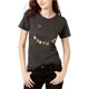 thumbnail image 1 of ban.do UR Worth It - Camiseta gráfica para mujer, color negro, pequeña ban.do Camiseta gráfica, 1 of 1