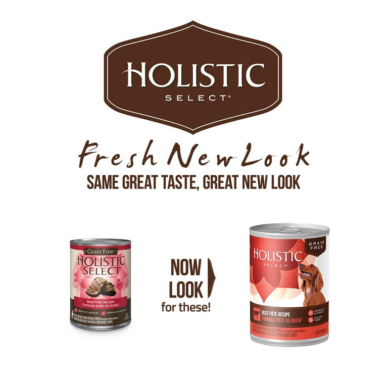 Holistic Select Natural Wet Grain Free Canned Dog Food Beef P t