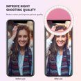 thumbnail image 2 of LED Selfie Lamp Mini Rechargeable Phone Ring Light Portable Photography Night Light, Pink Workhe, 2 of 9