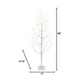 thumbnail image 3 of Gerson 4 ft H Electric White Birch Tree With 336 Warm White & Cool White LED Lights, 3 of 3