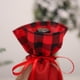 thumbnail image 3 of Adornos navideños, regalos navideños, botella de vino para personas mayores, bolsa para botellas de champán a cuadros y saco de vino., 3 of 4